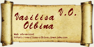 Vasilisa Olbina vizit kartica